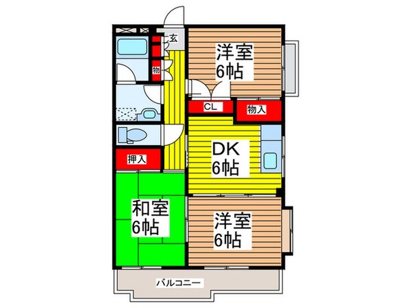 埼京レジデンスの物件間取画像